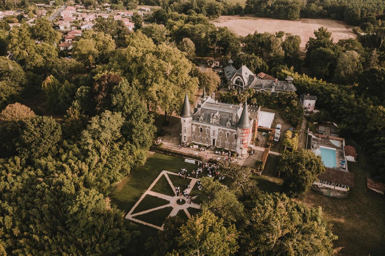 Chateau Belle Epoque - Chambres D'Hotes & Gites Linxe Buitenkant foto